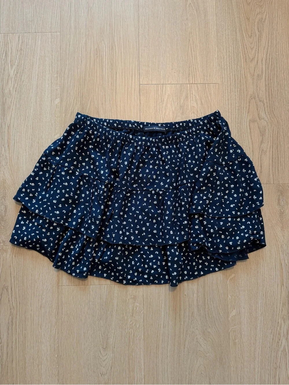 Brandy Melville Izzy Floral Mini Skirt