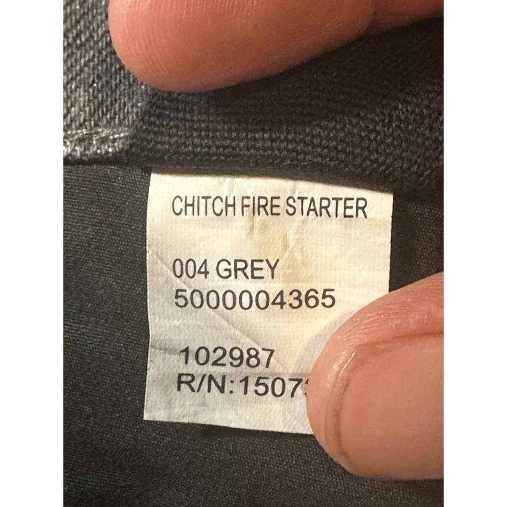 Ksubi Men's 33x31 Grey Jeans Distressed Chitch Fire Starter Designer EUC