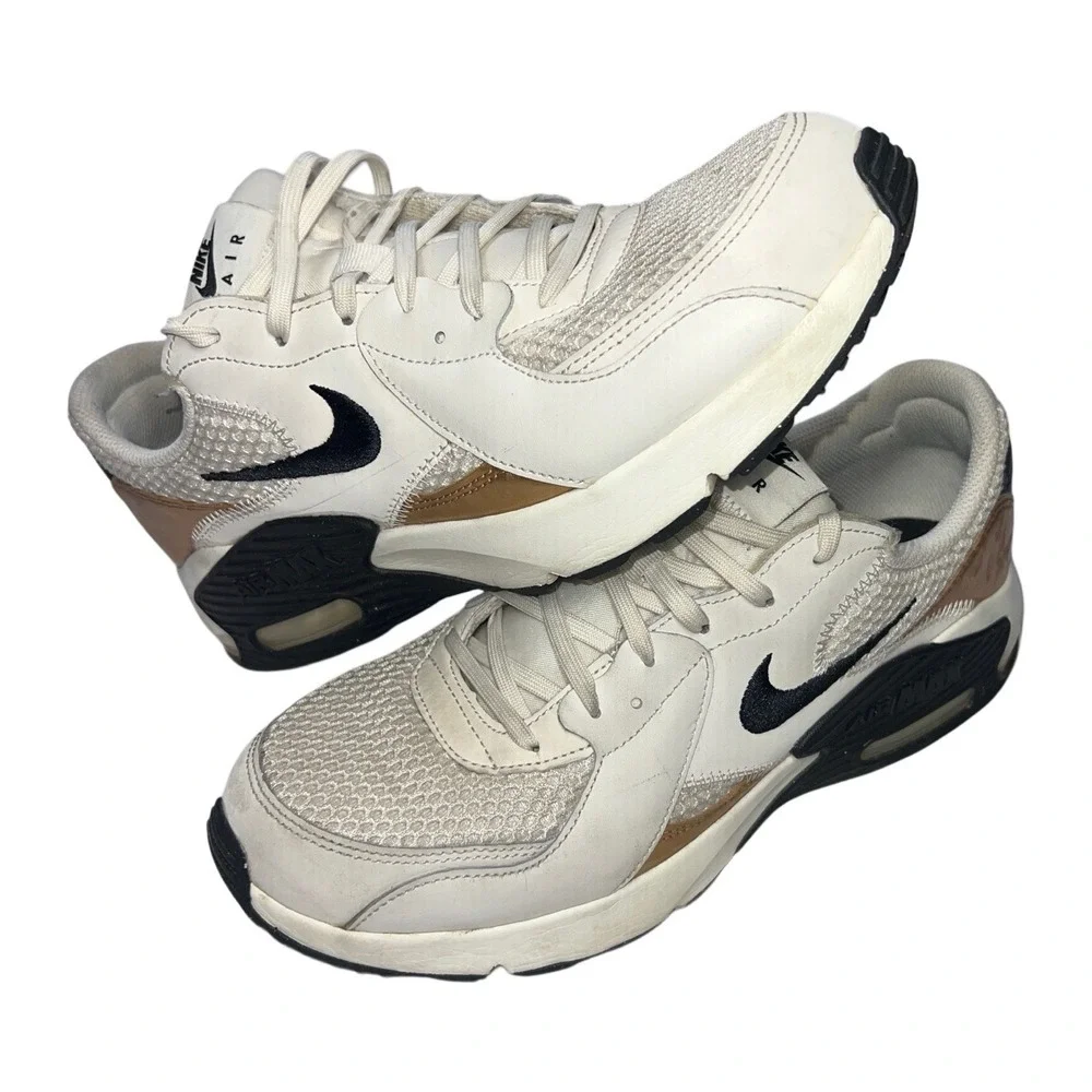 Nike Air Max DZ2619-001 Mens Size 11 Cream Black Tan 2023 Running Shoes