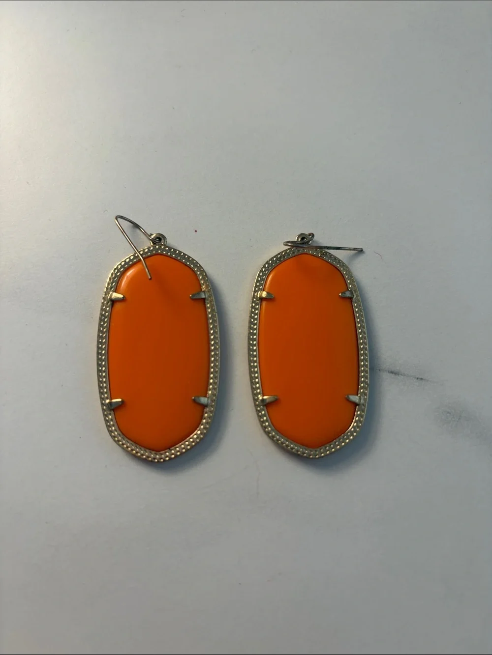 Kendra Scott Orange Danielle Drop Earrings