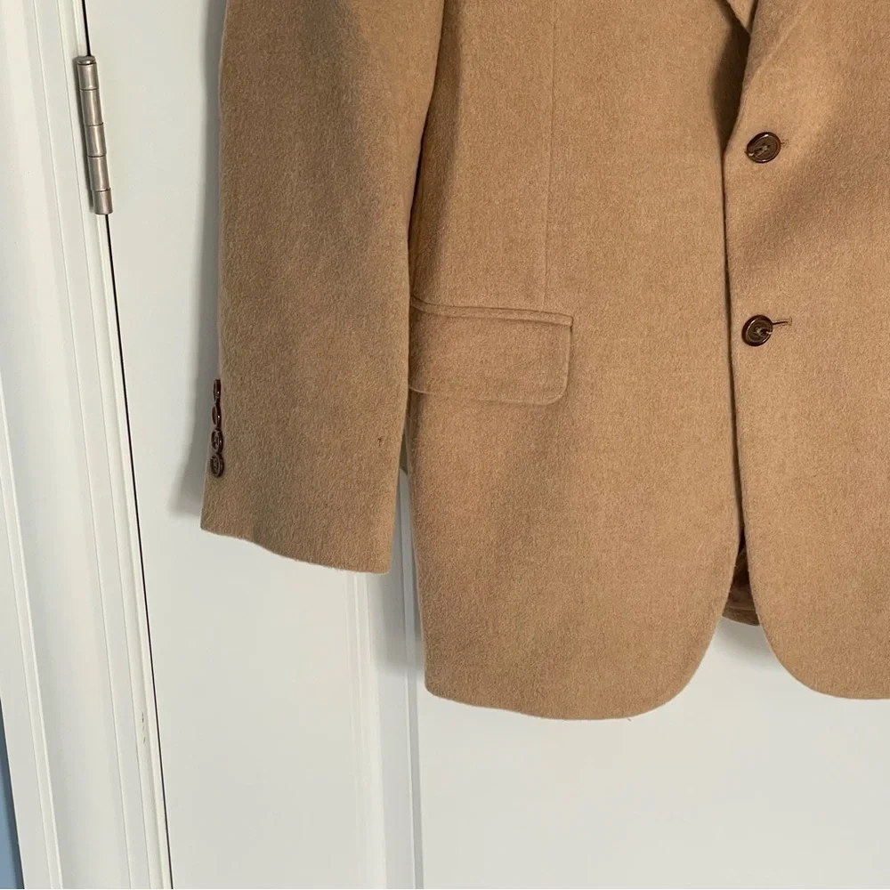 Jos A. Bank Tan Gordon Camelhair 2-Button Sport Coat Blazer Jacket nbnn