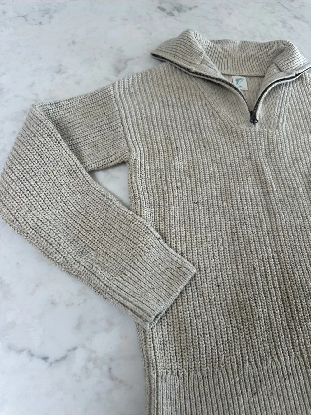 Thereabouts Kids' Half-Zip Ribbed Knit Sweater. Size Small (8)