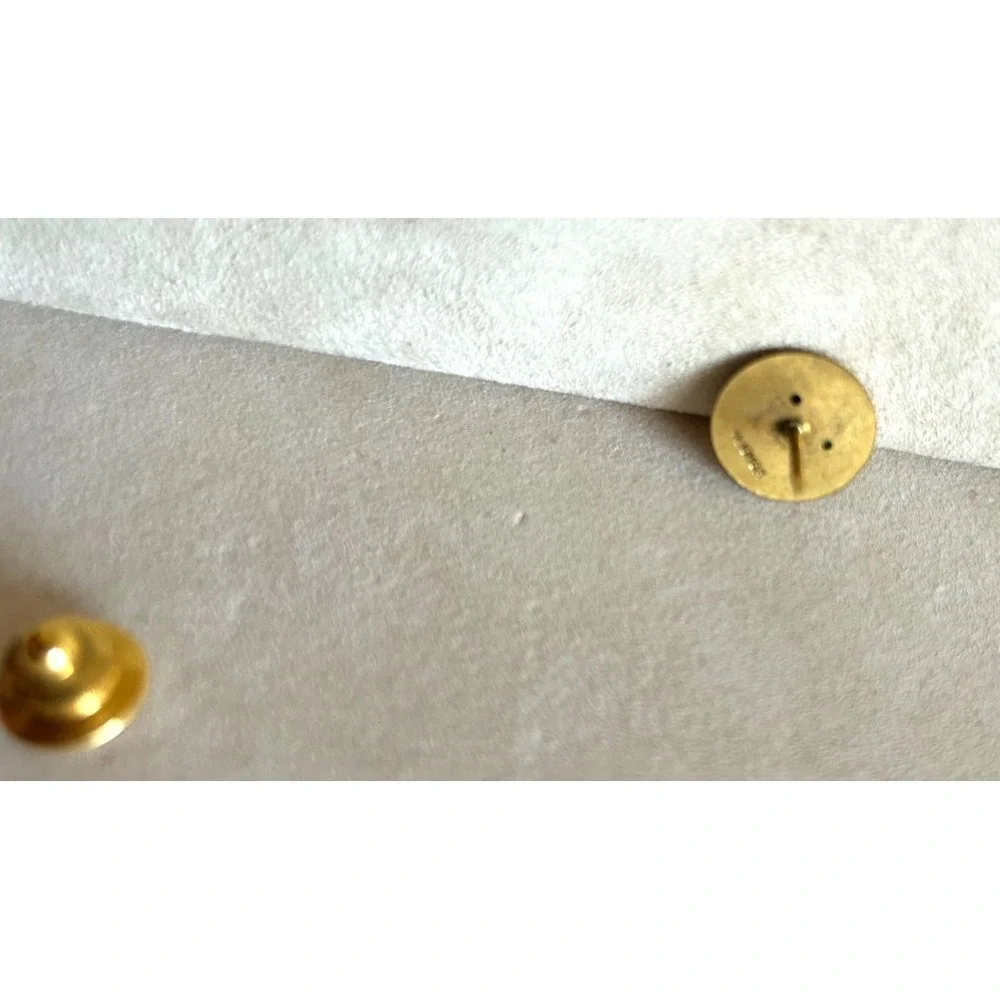 Vintage Tiger Head Lapel Pin Tie Tack 10K GR Rolled Gold Gucci Style Panther EUC