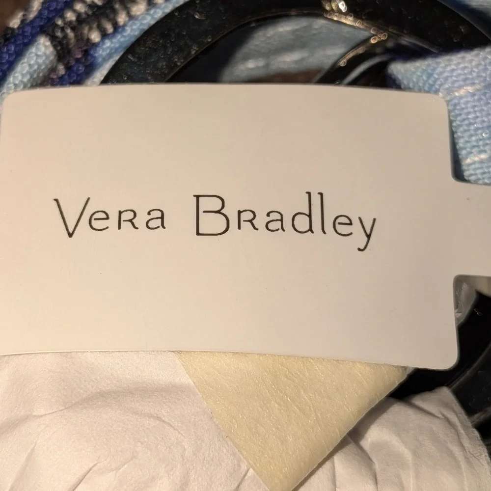 Vera Bradley Lanyard Butterfly By Blue Purple Quilted Cotton 28145-X49 NEW