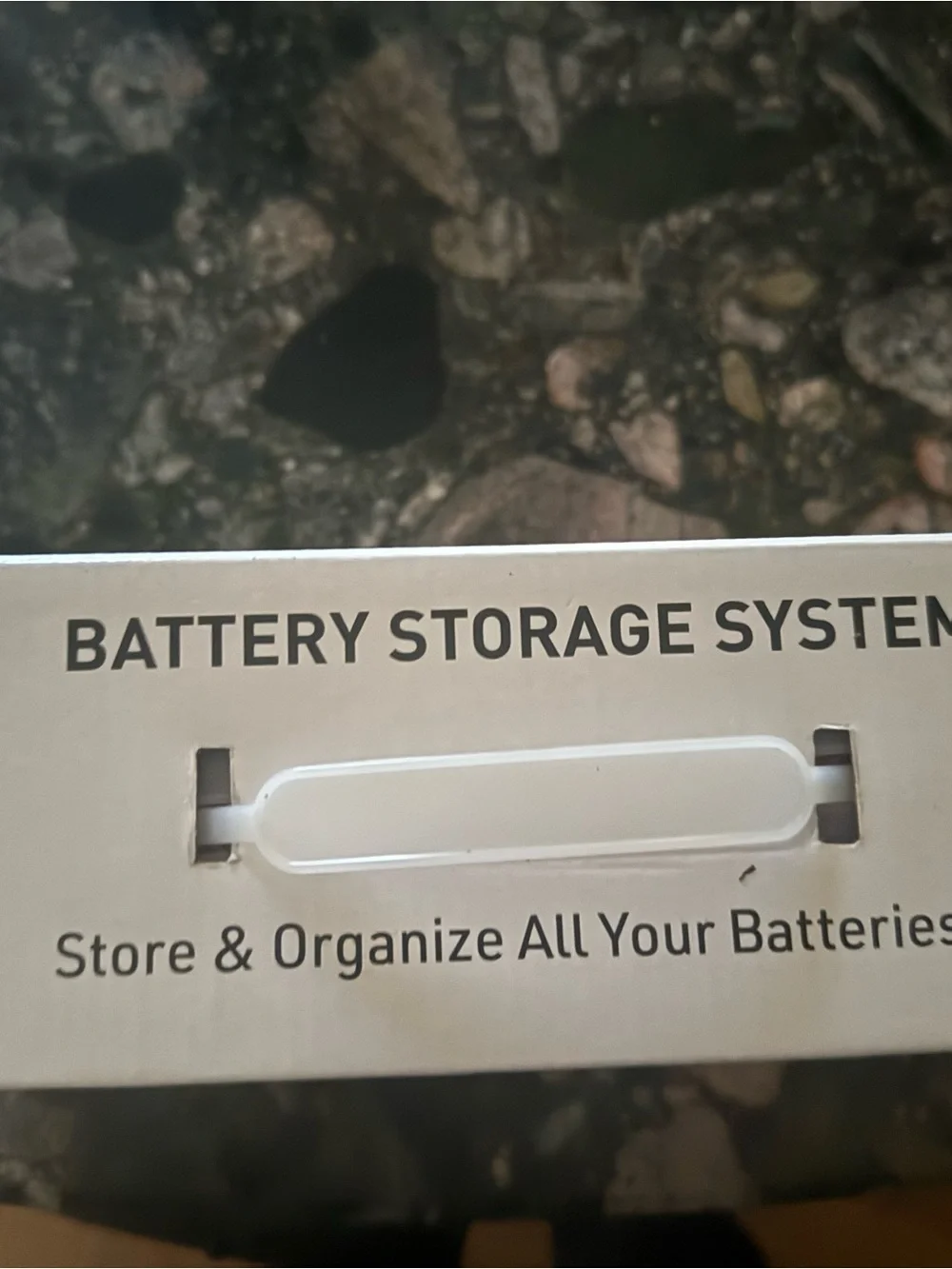 Battery Storage System - Red/Orange Organizer with Built-In Tester