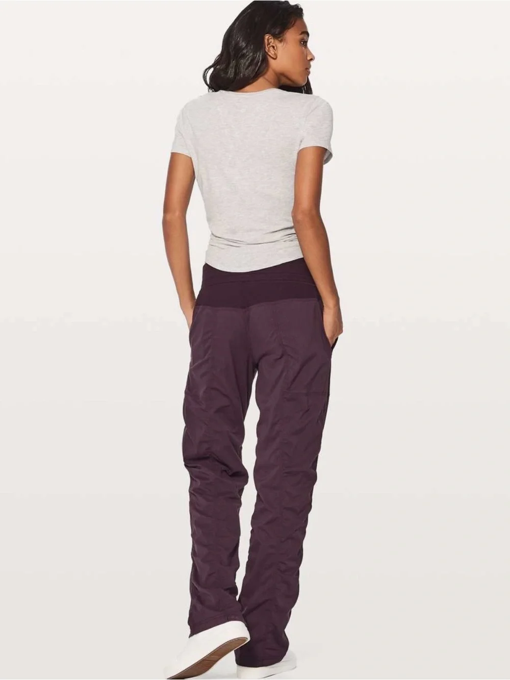 Lululemon Dance Studio Mid Rise Pants Women’s 6 Regular Plum Purple Swift Yoga