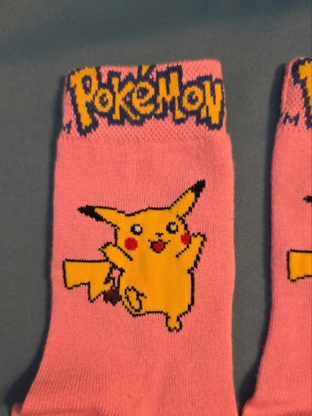 Pokemon Pink Pikachu Crew Socks