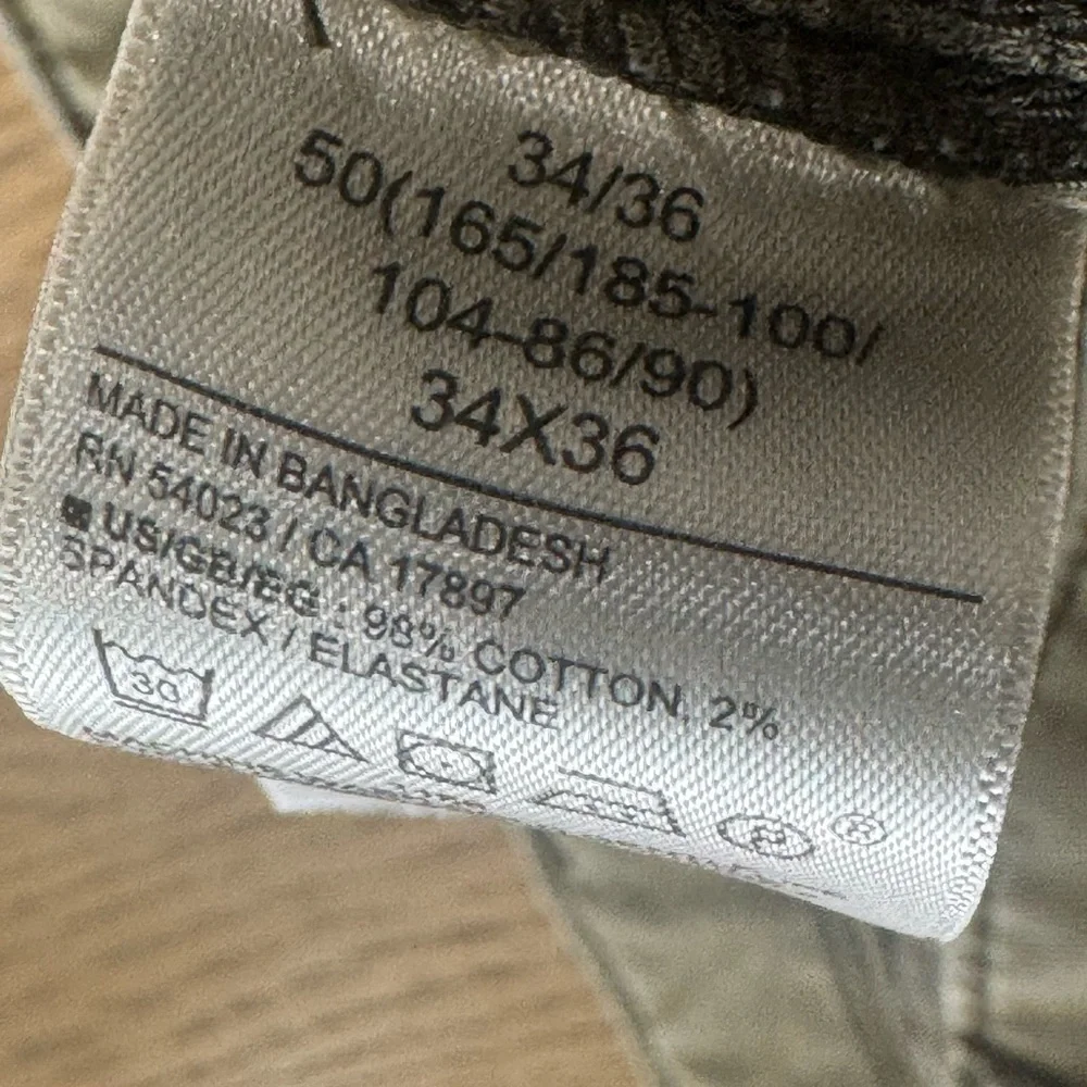 Gap Mens Cargo Pants 34x36 Utility Workwear Stretch Canyon Brown V/700081671