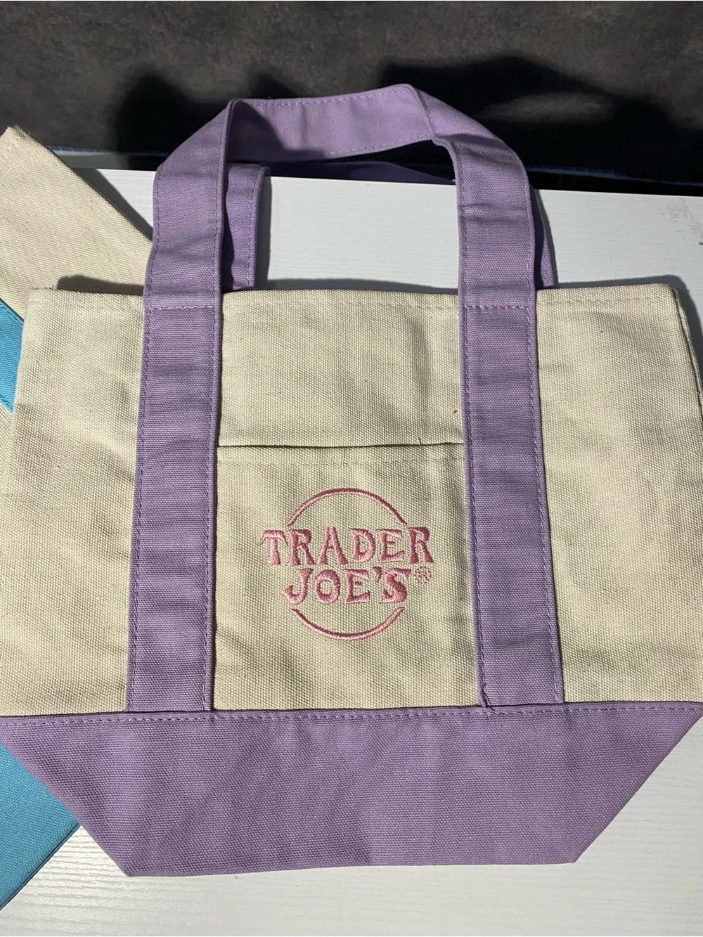 Trader JoeS straps carry lavender