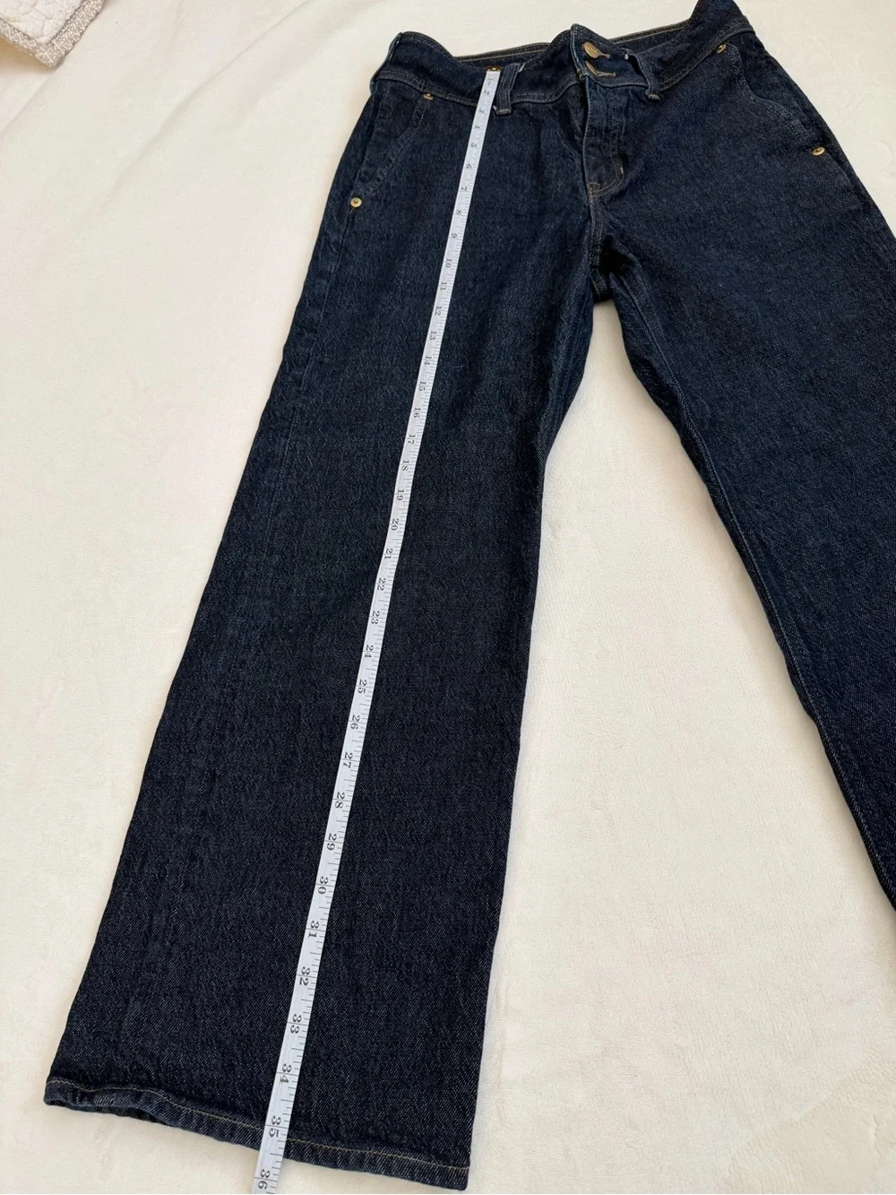 J.Crew Re-Imagined Wide Leg Jeans 26 Dark Wash