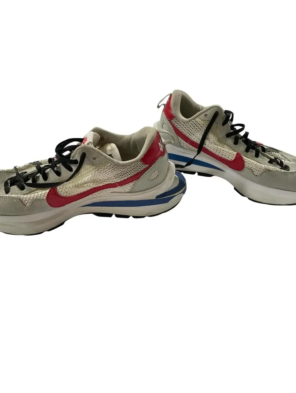 Nike x Sacai VaporWaffle Sail Sport Fuchsia CV1363-100 Mens Size Est 11.5-12