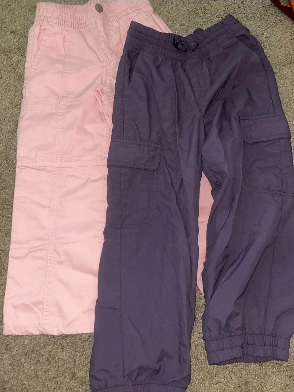 GAP Kids Pink & Purple Sweatpants Joggers 6/7 size