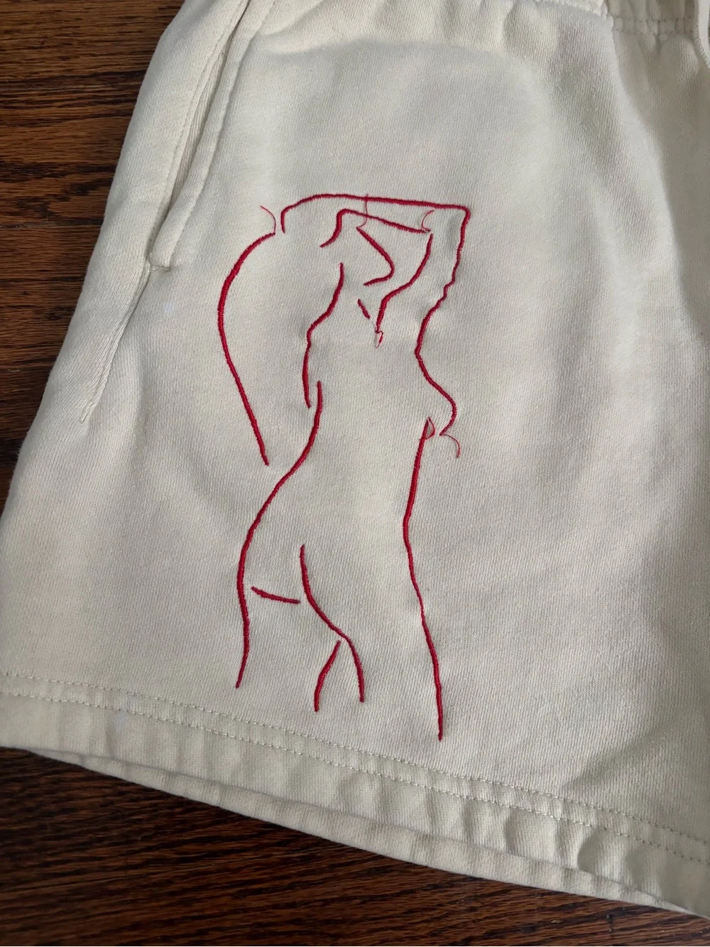 PLAYBOY cream drawstring
