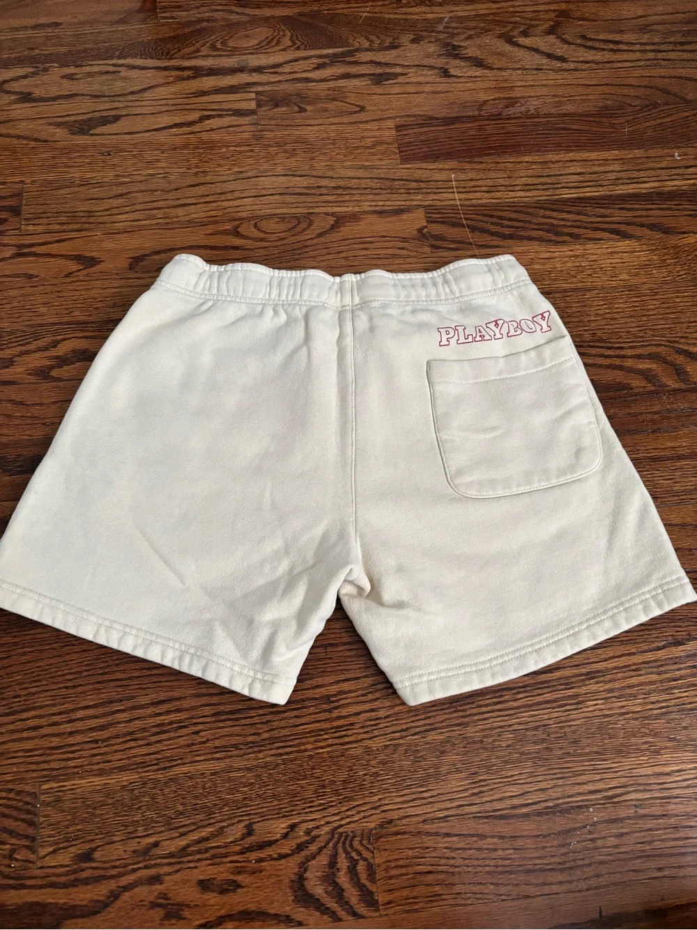 PLAYBOY cream drawstring