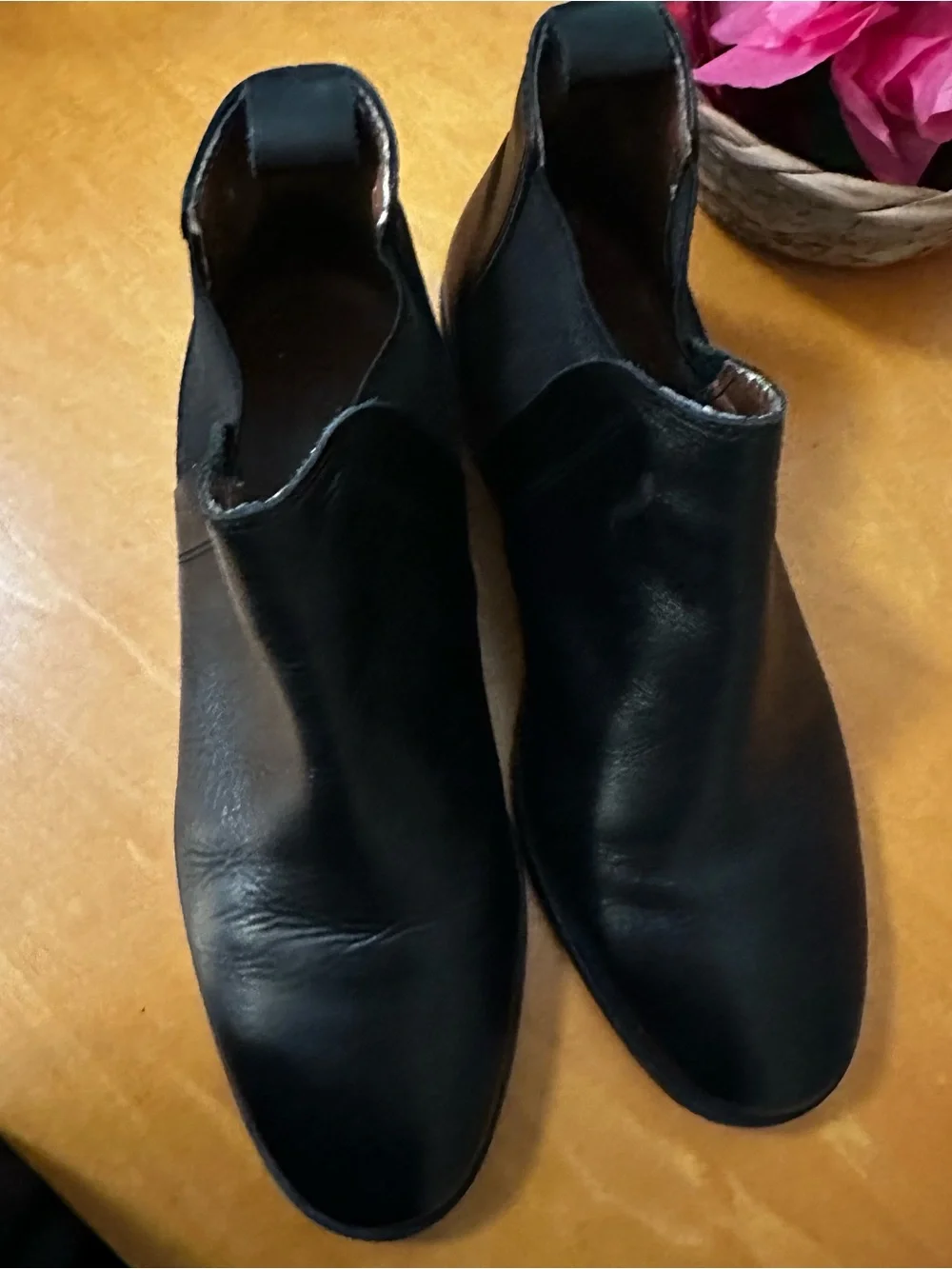 Topshop Black Leather Chukka Boots for Men