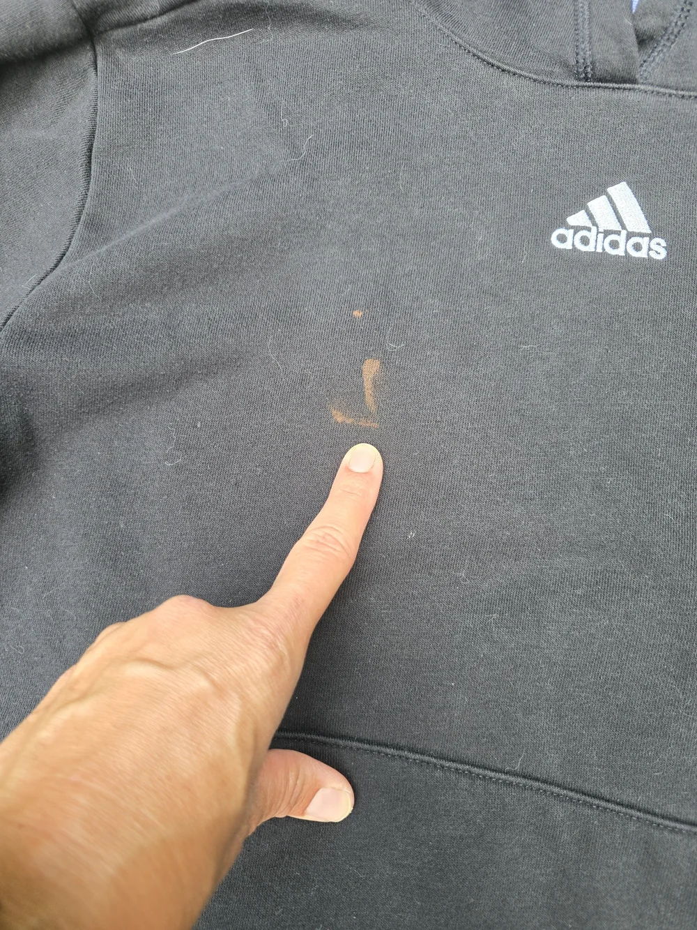 adidas black pullover