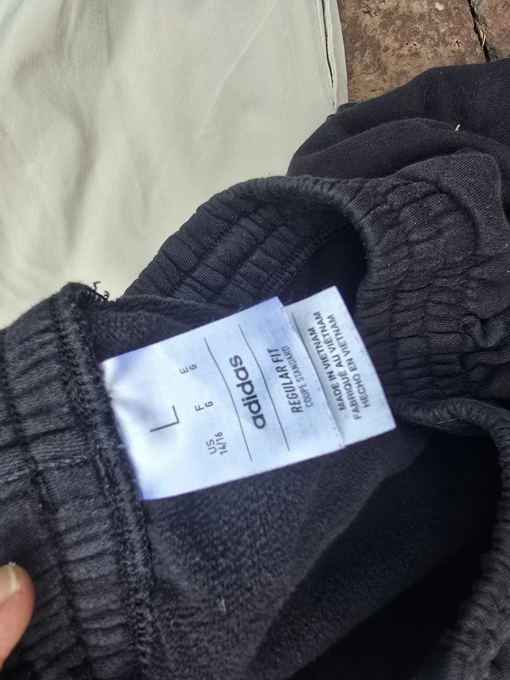 adidas black pullover