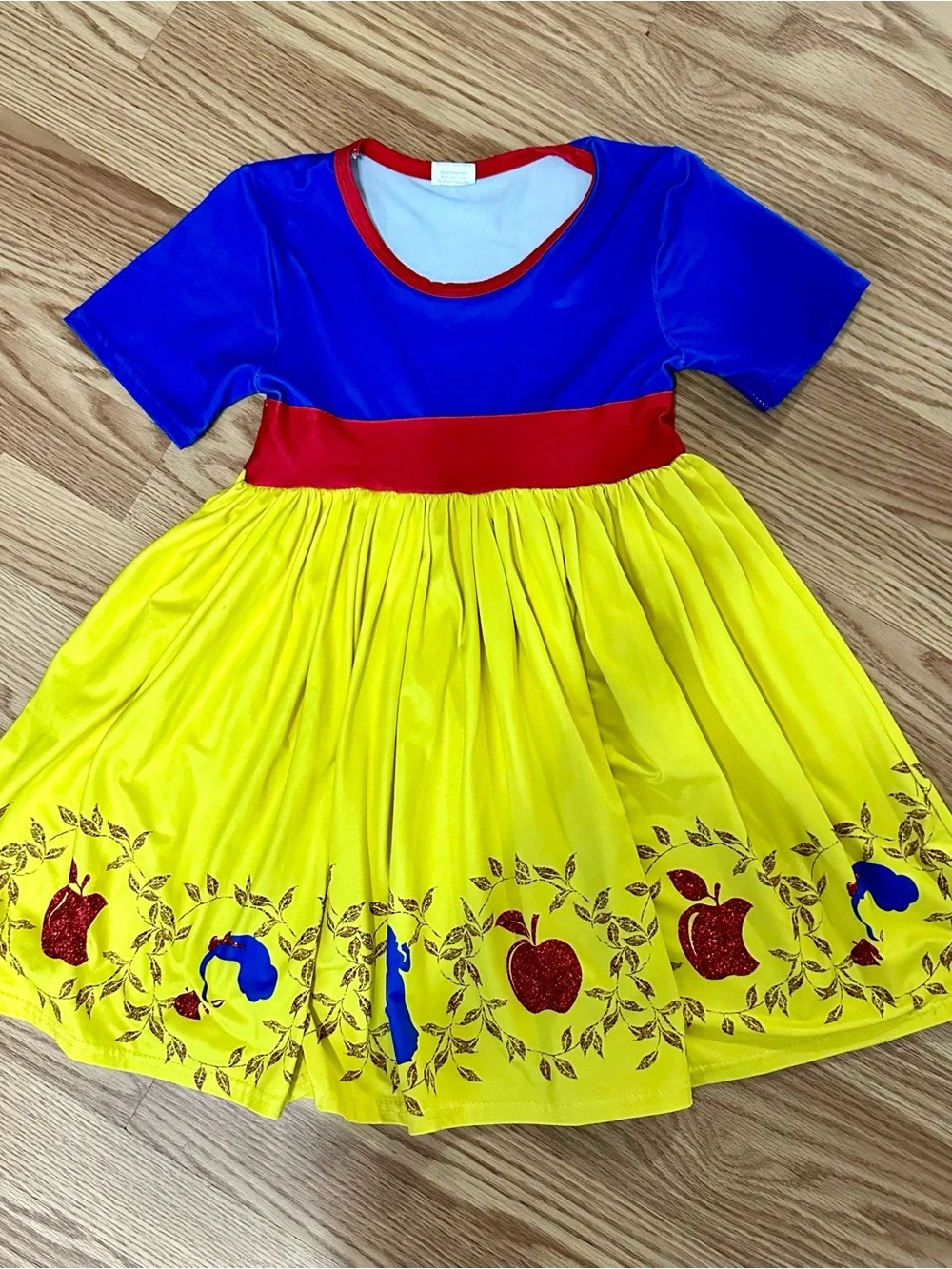 Snow White Inspired Girls' Princess Costume Dress