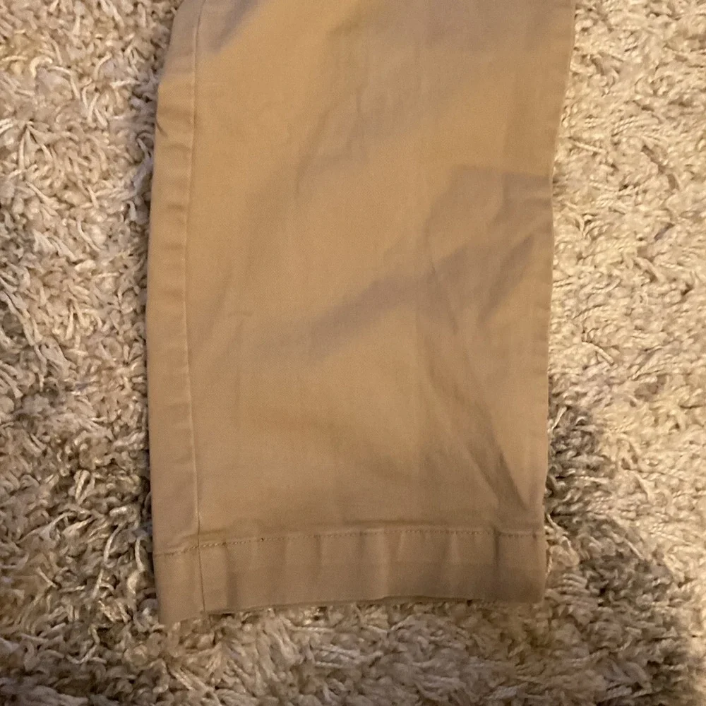 Gap Mens Athletic Fit Khaki Chino Pants Tan Beige 40x34‎ Cotton Blend Stretch
