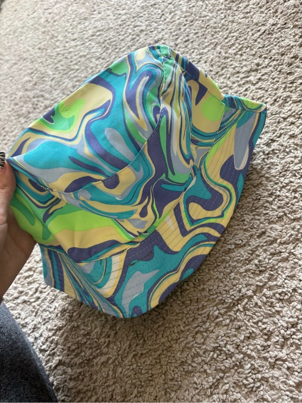 Multicolored hat
