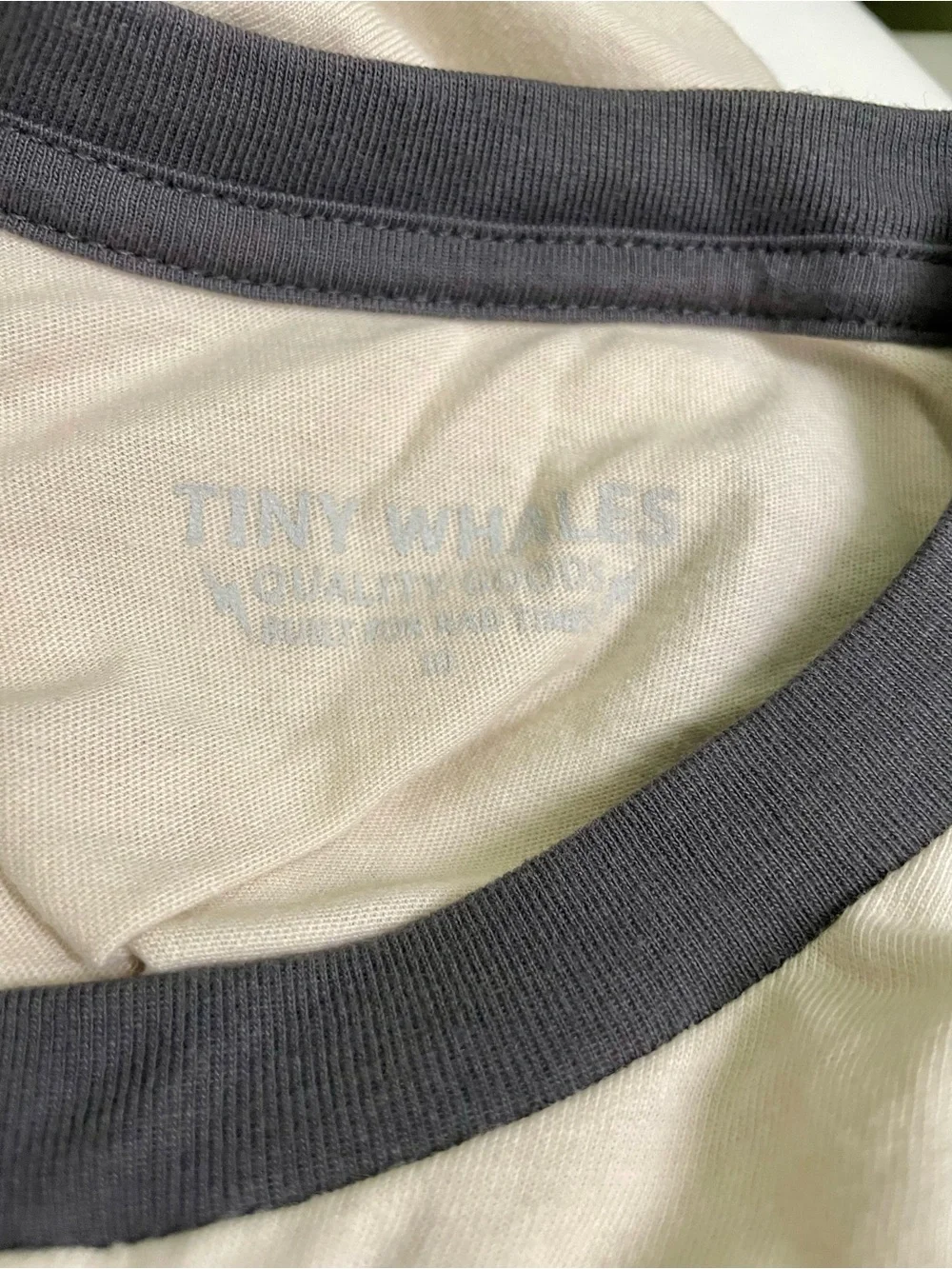 Tiny Whales cut cotton jersey