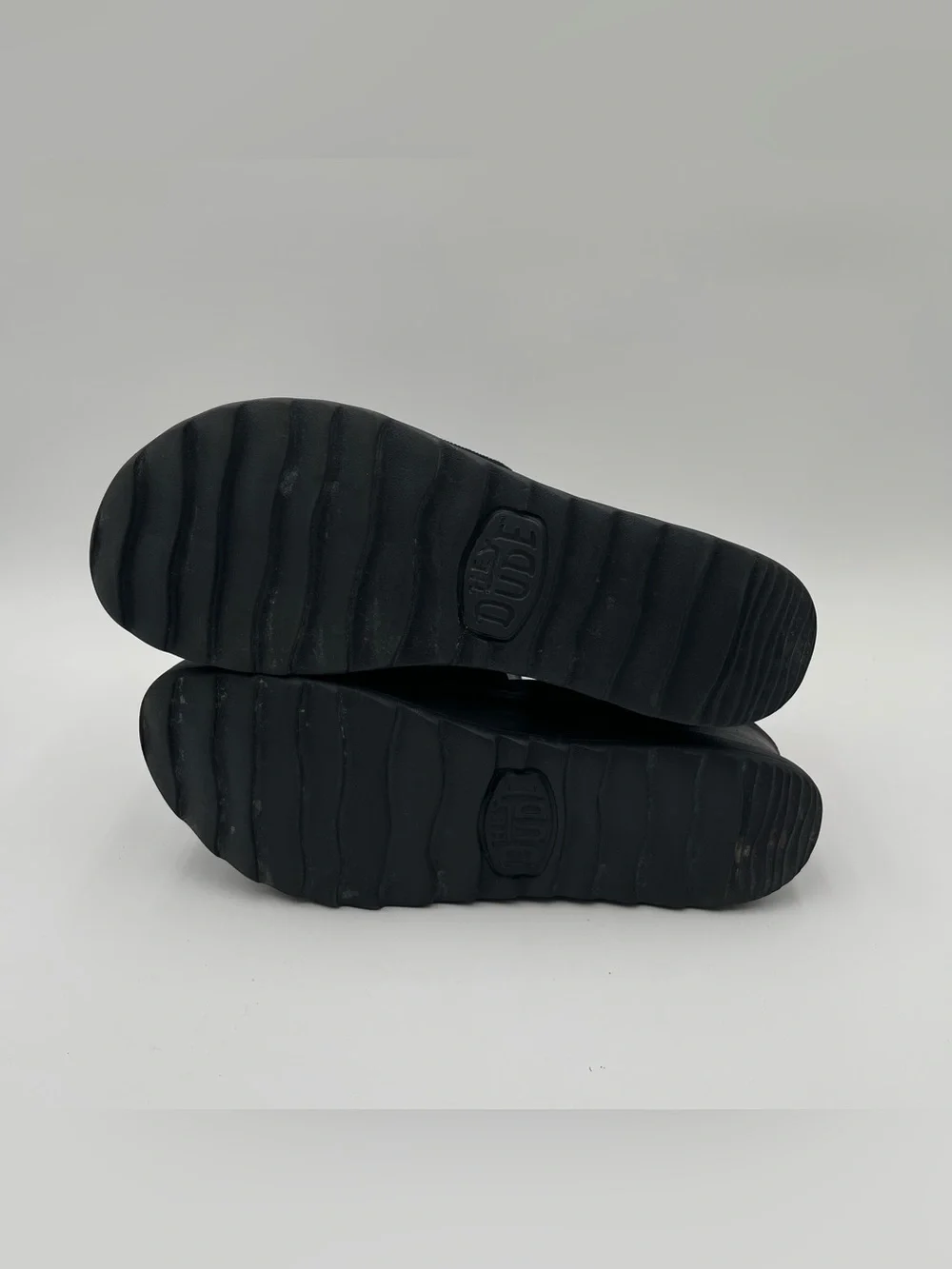 Hey Dude Delray Buckle Classic Black Womens platform Sandals  US 11 EU 42