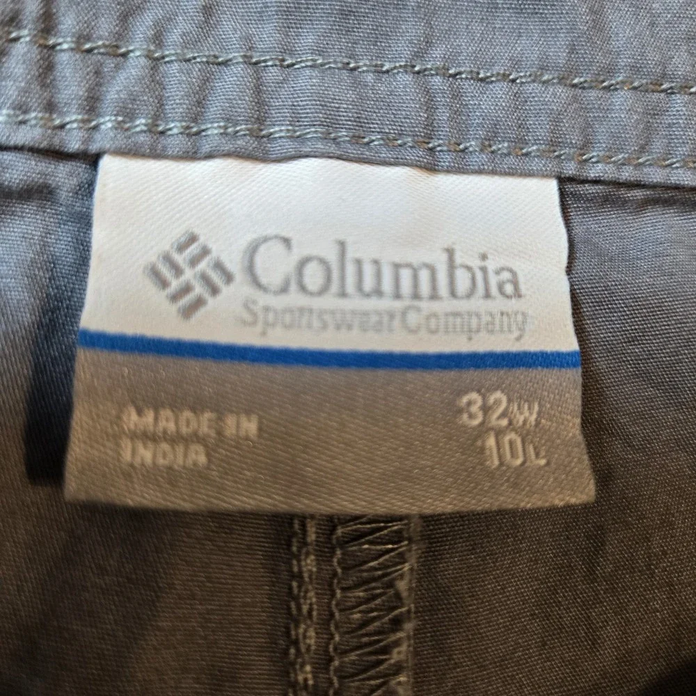 Columbia Sportswear Men's Gray Chino Golf Shorts Size‎ 32W 10