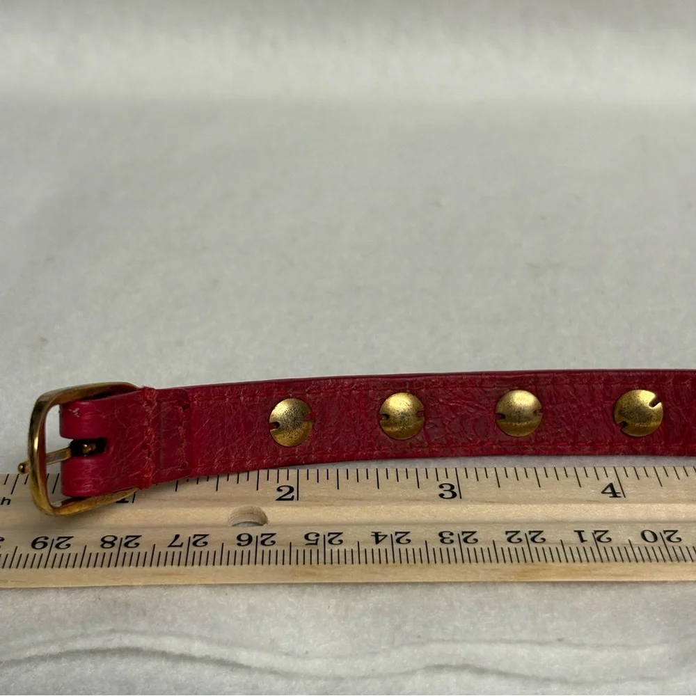 Balenciaga leather studded