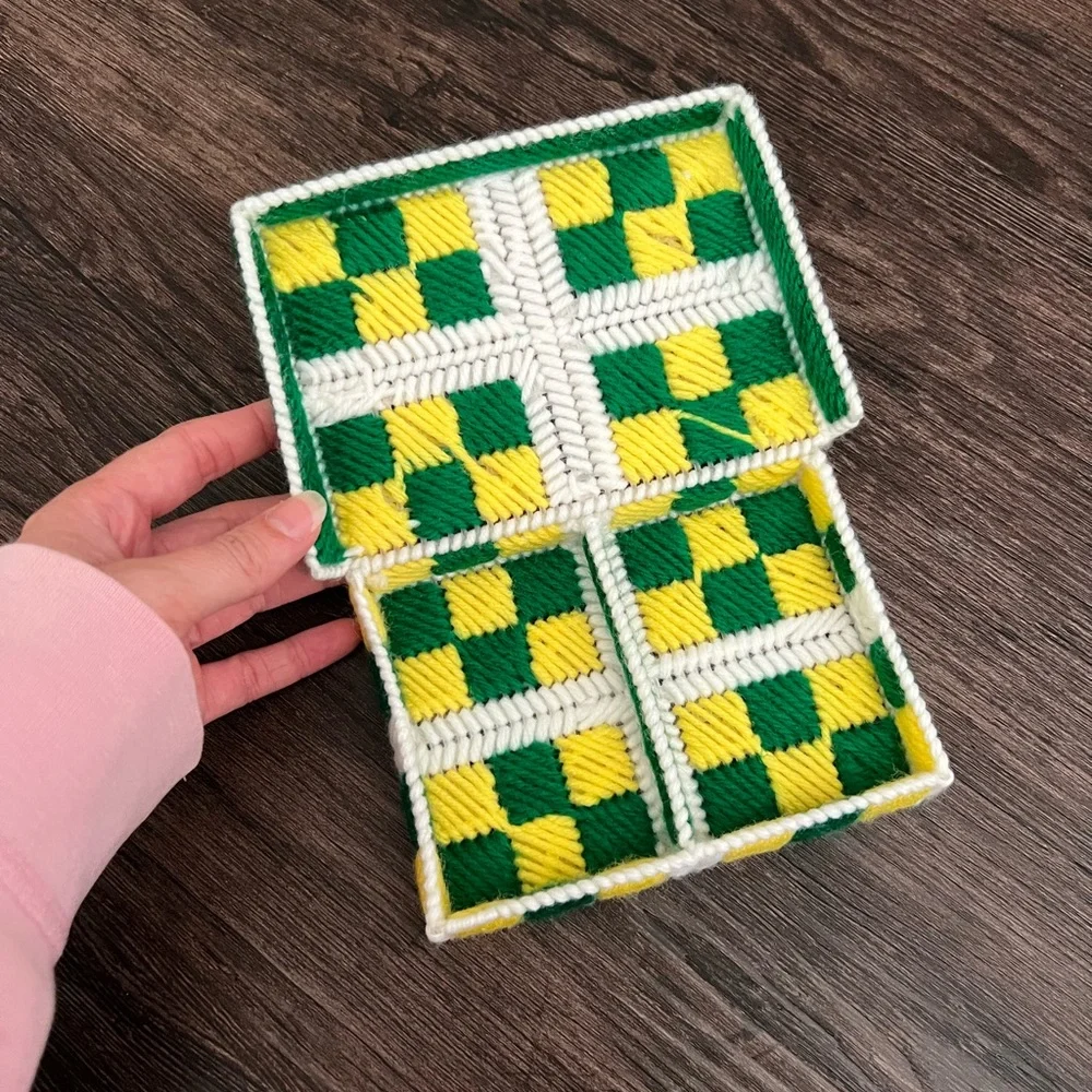 Vintage Knit Deck of Cards + Keepsake Box Baylor Packers