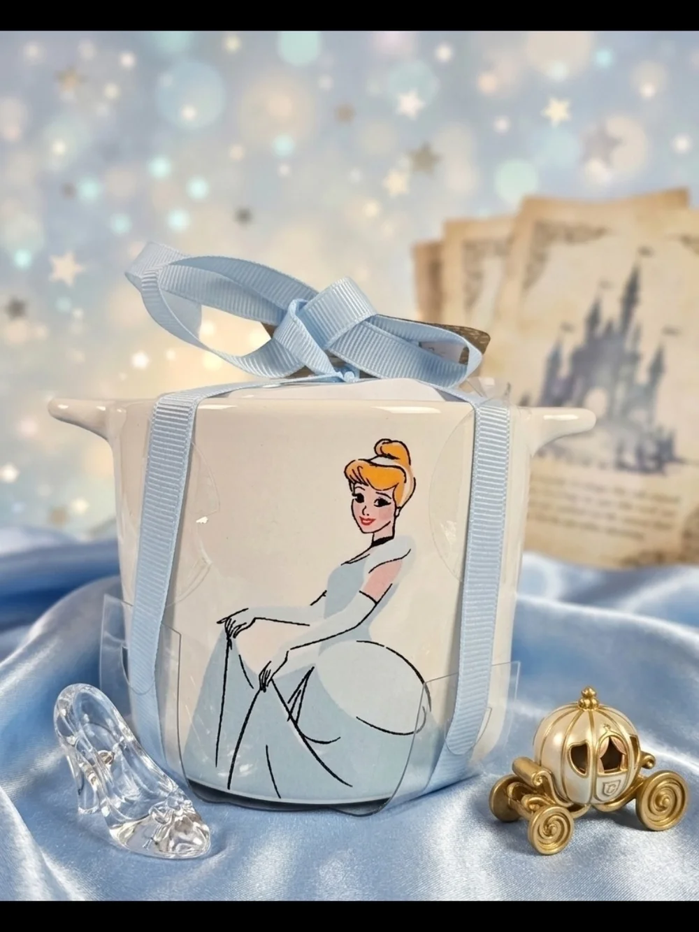 Rae Dunn Disney Princess Ceramic Stackable Measuring Cups