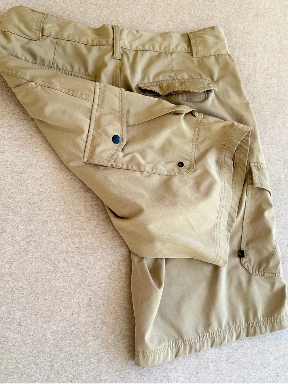 Denali Men's Size 32 Hybrid Cargo Shorts Delta Khaki Utility Outdoor