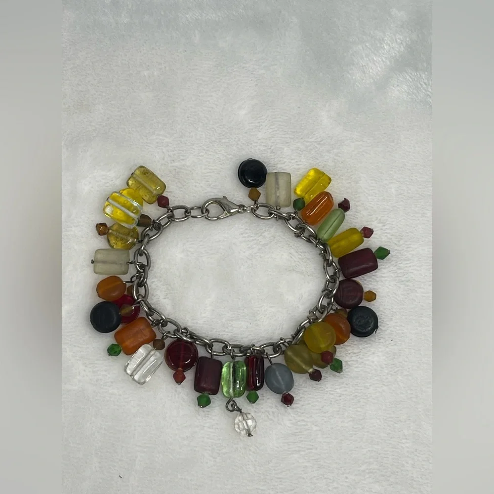 vintage glass this bracelet
