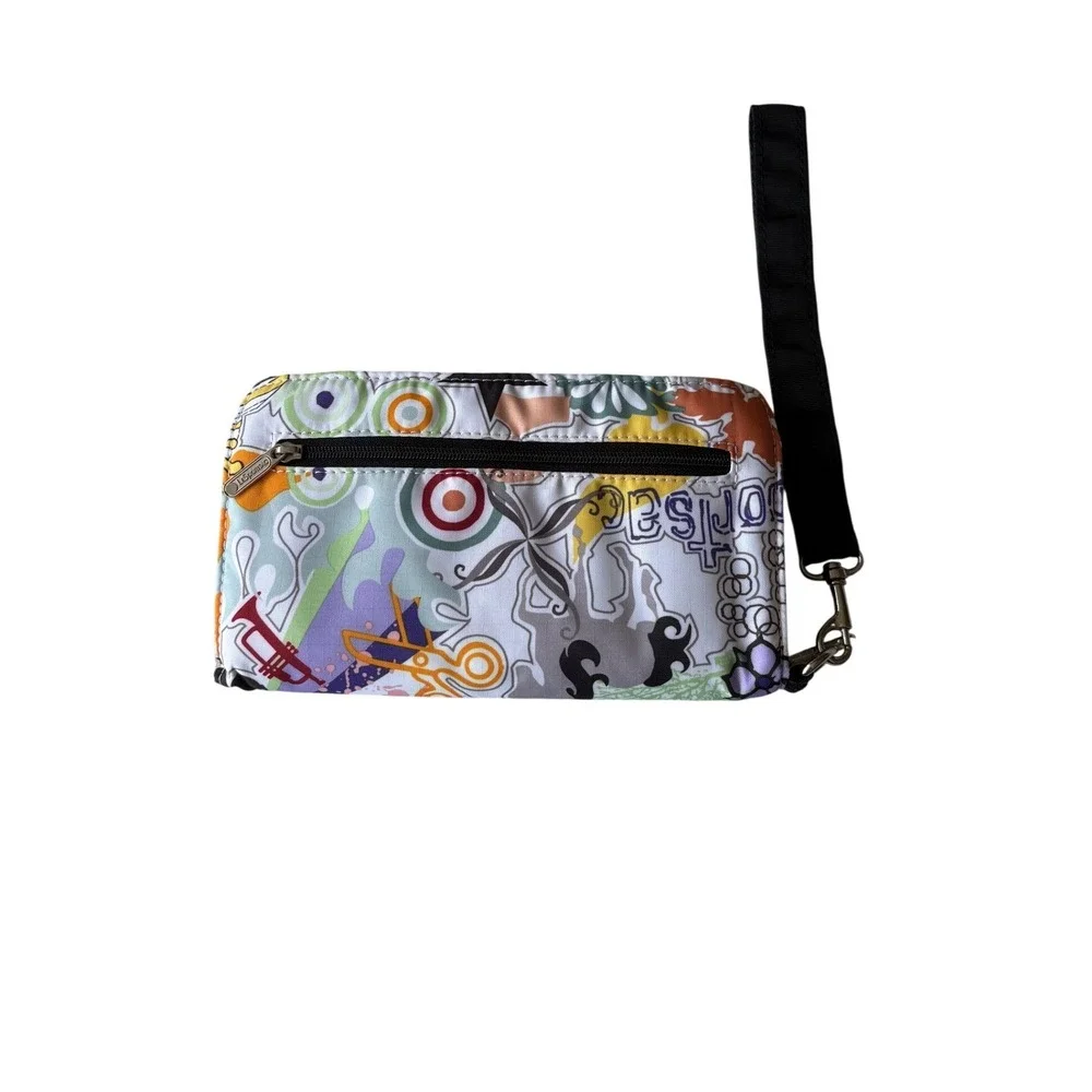 LeSportsac Artist in Residence Tomokazu Matsuyama Tech Wallet Wristlet Rare