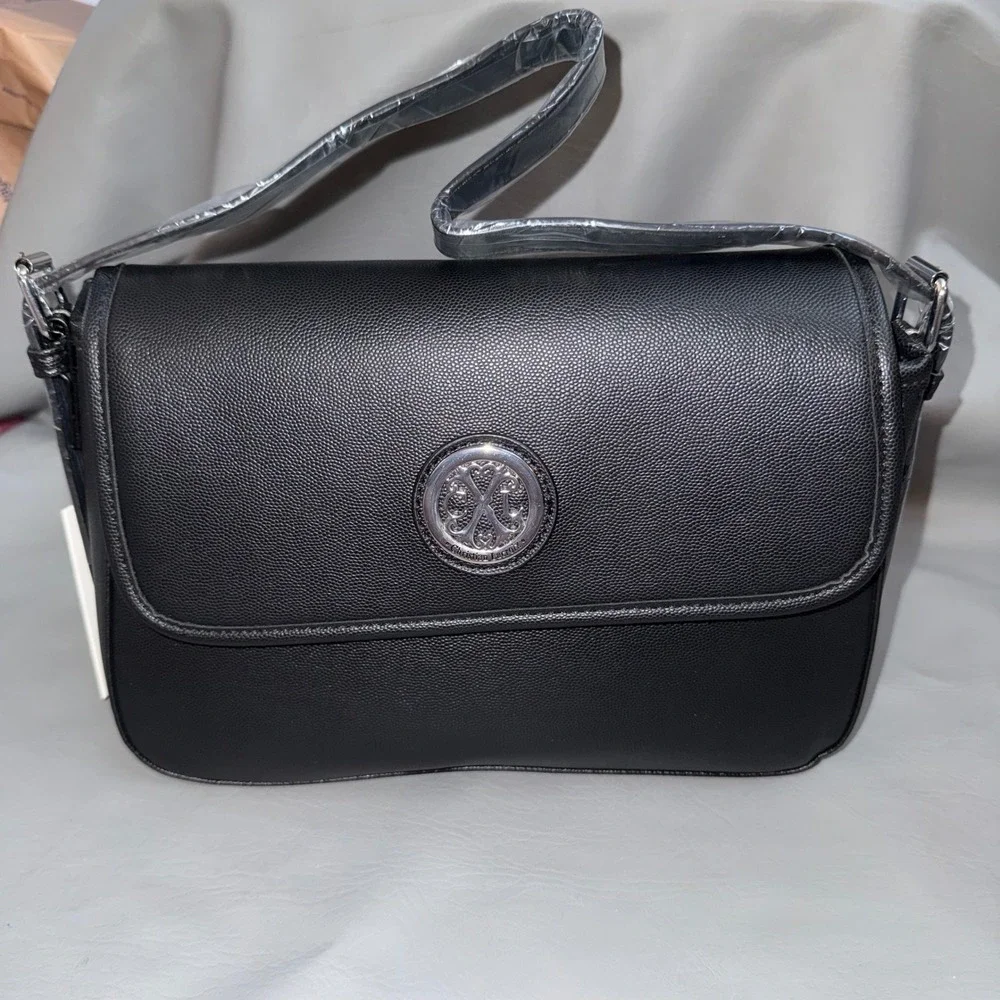 Lot of 2 CXL by Christian Lacroix black crossbody bags Madison and Karen NWT