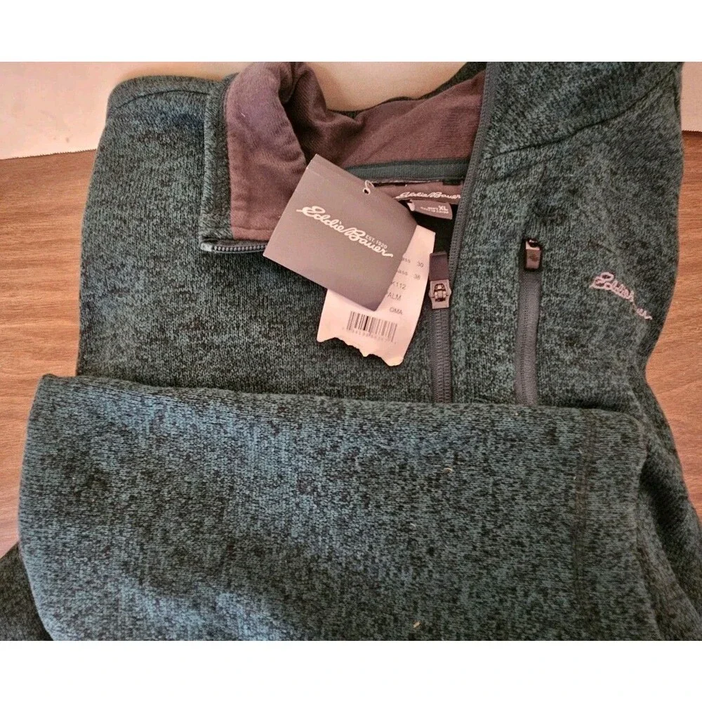 Eddie Bauer Men's Pullover Sweater - Green XL