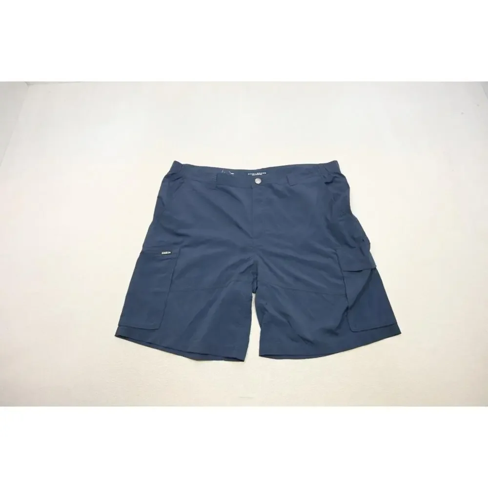 Columbia Omni-Shade Cargo Shorts Blue Fishing Hiking Camping Mens‎ Size 42