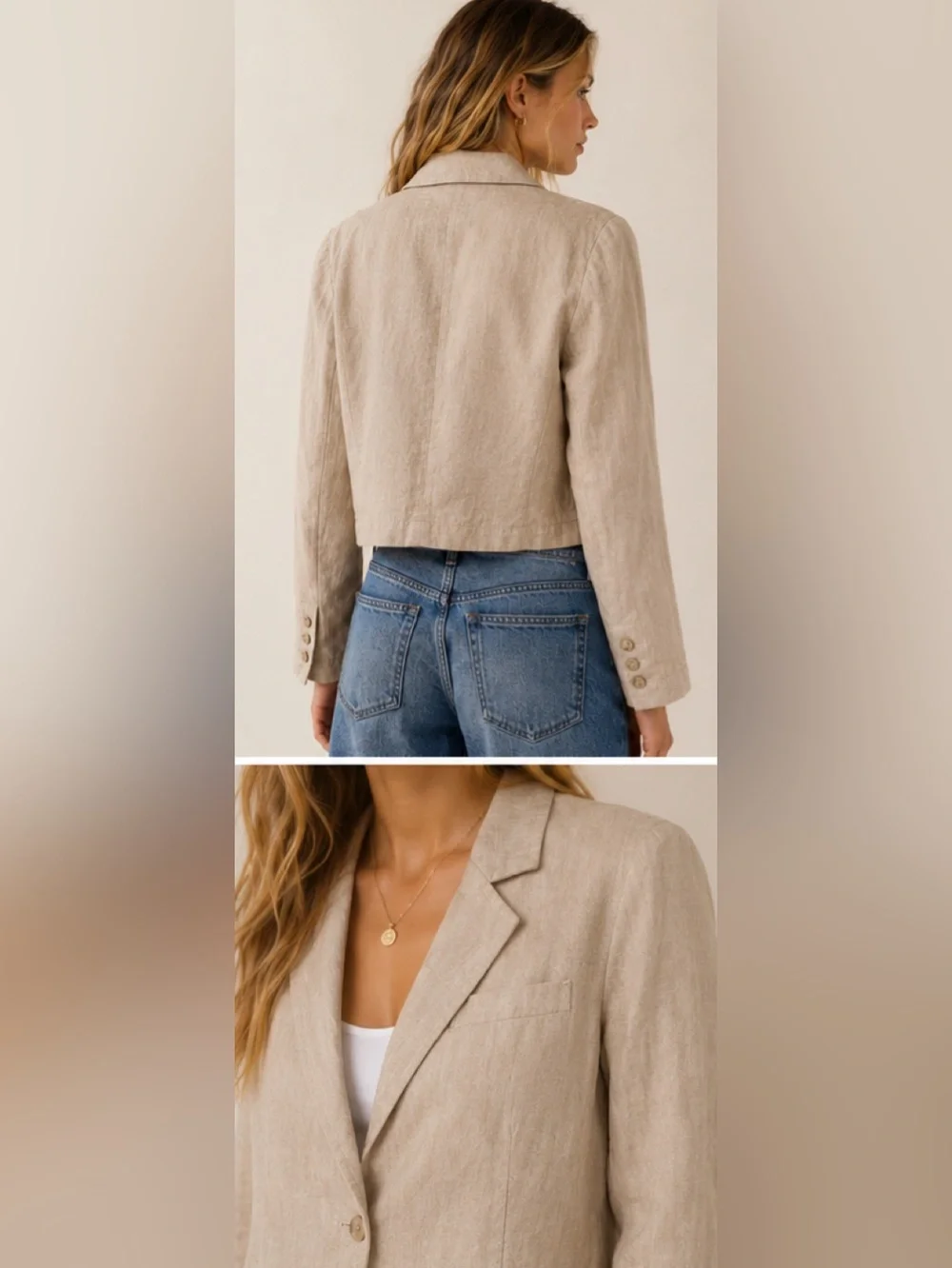 Free People lightweight beige