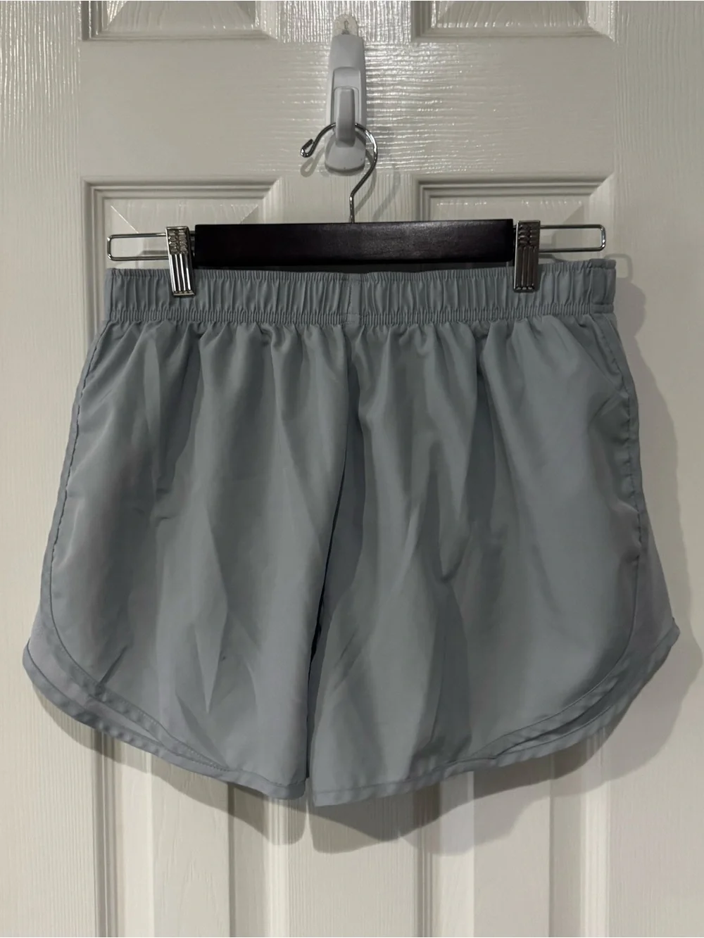 Nike Women's Light Gray Athletic Running Shorts