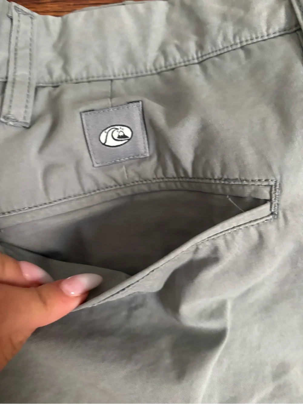 Quiksilver Men's Light Gray Shorts Size 34