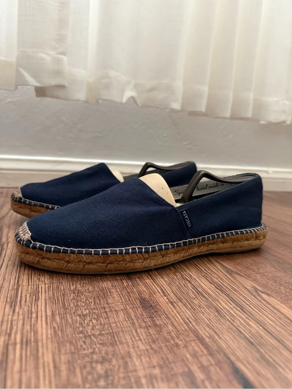 Viscata Men’s Navy Canvas Espadrilles Slip-On