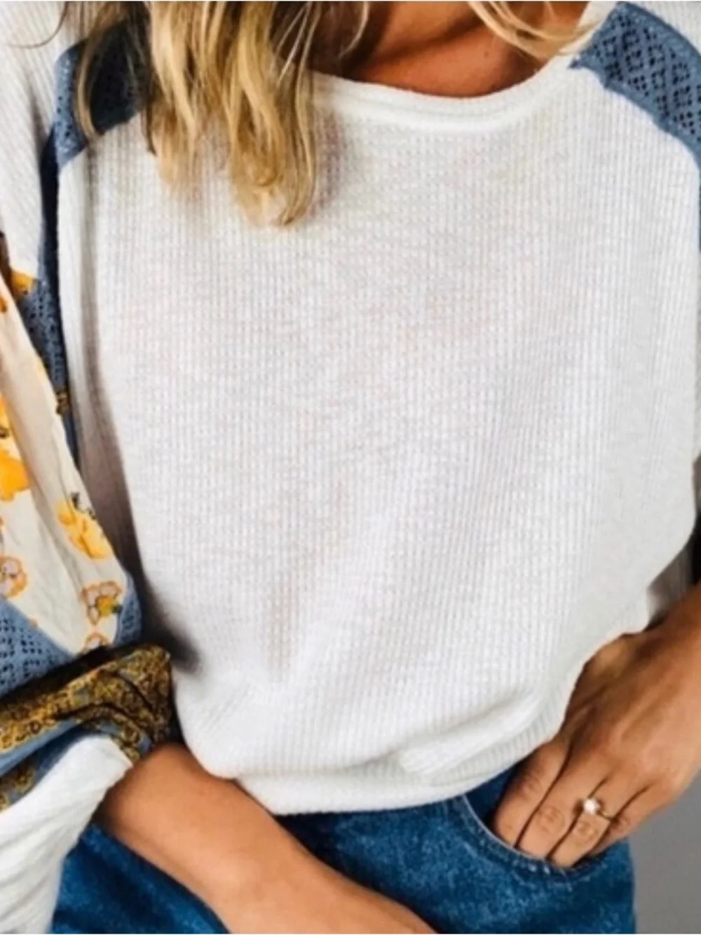 Free People lightweight white