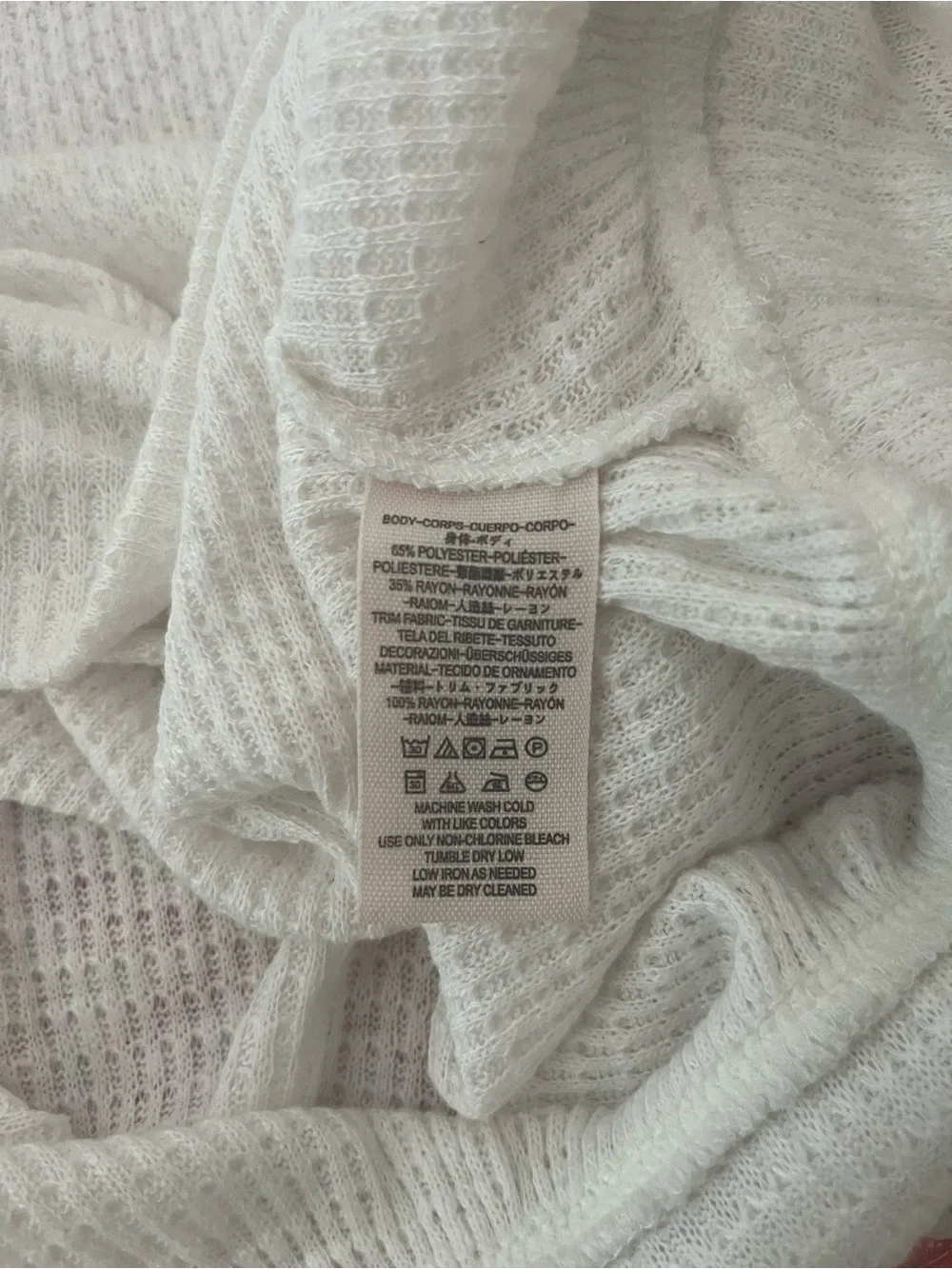 Free People lightweight white