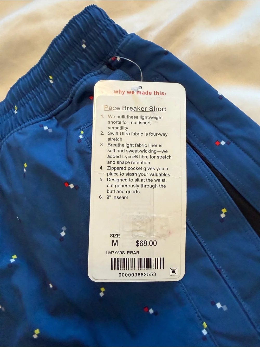 lululemon athletica tags no size