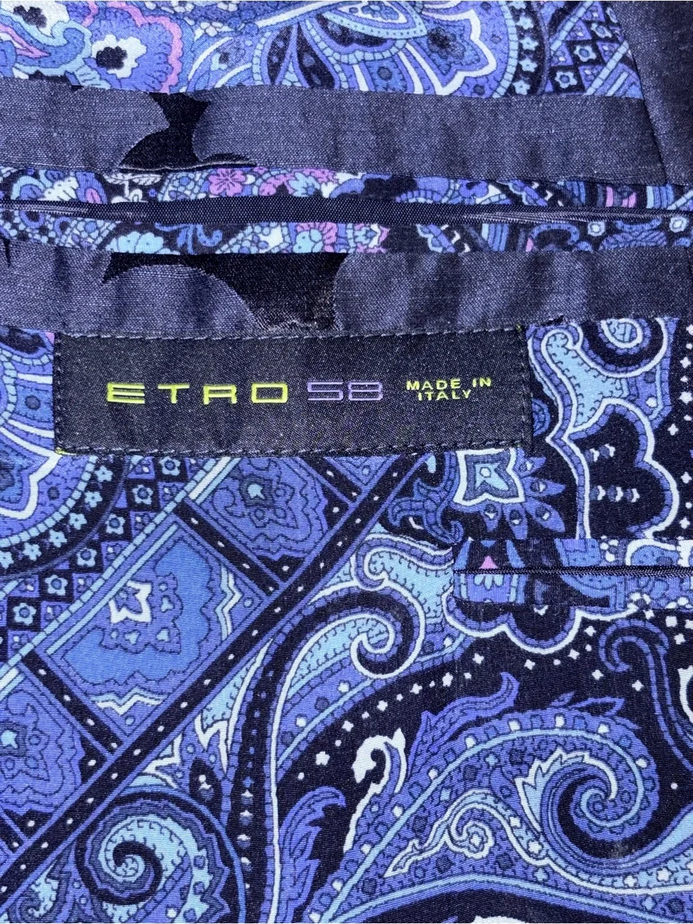 Etro floral lapels