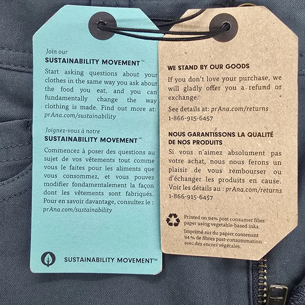Prana new tags