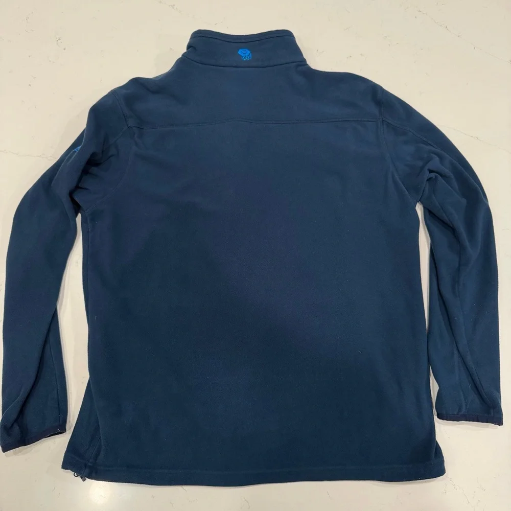 Mountain Hardwear Men’s Full Zip Fleece Jacket Blue - XL