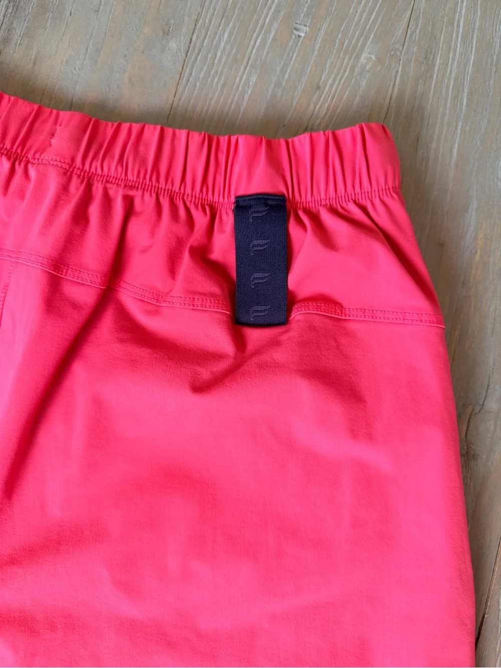 Fabletics Men's “The One Short” Athletic Short Poppy Red(Salmon) Size-28 GUC