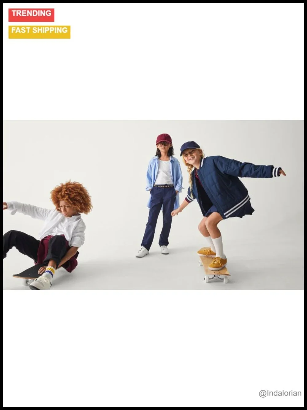 Boys Windbreaker Jacket Water-Resistant Nylon Full Zip