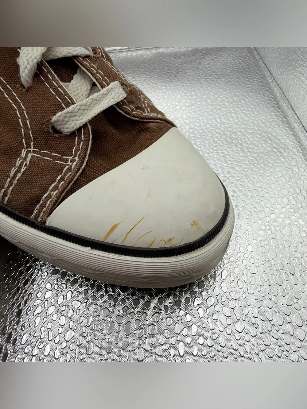 Converse Brown Low-Top Sneakers with White Accents