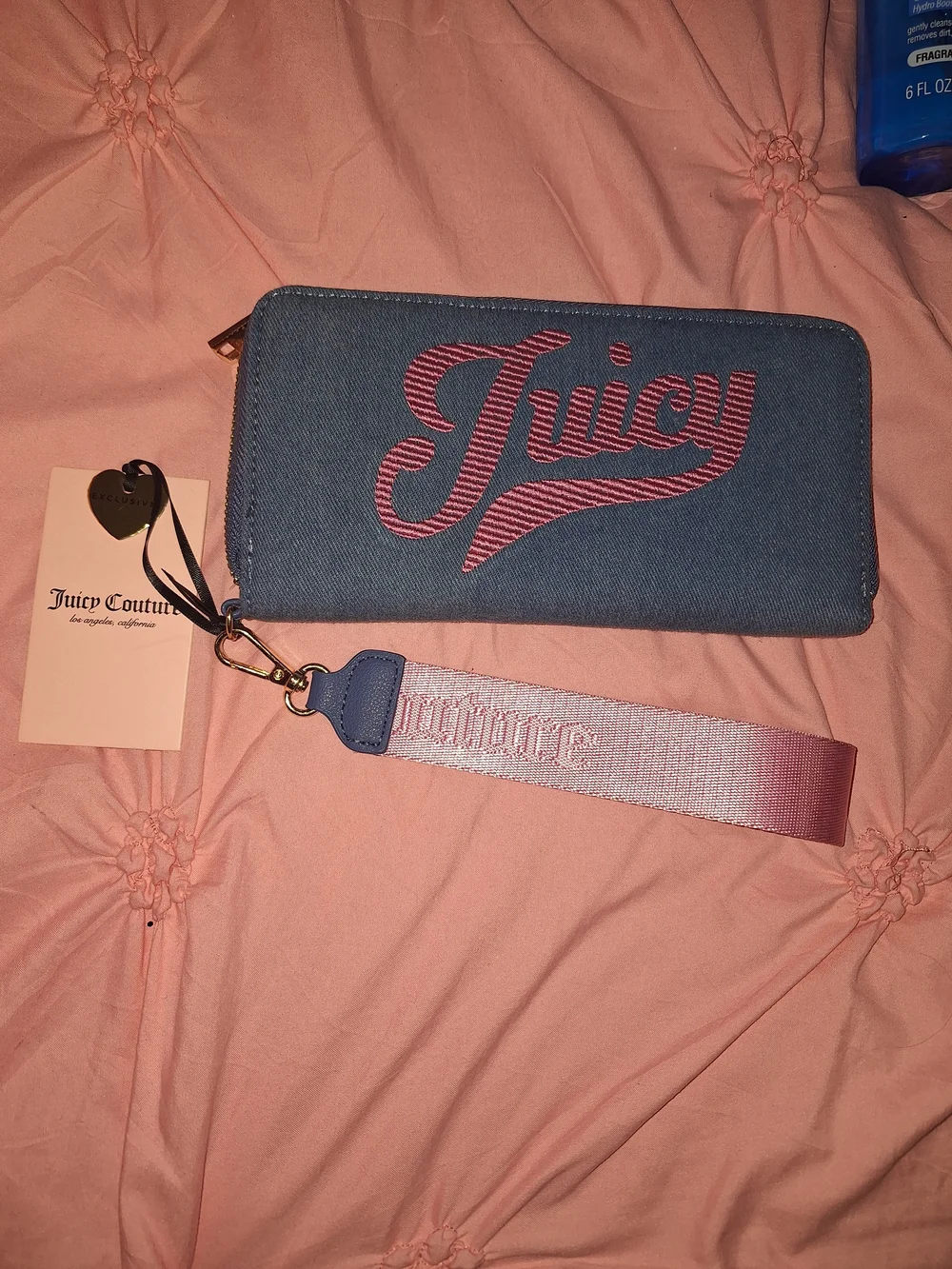 Juicy Couture denim zip